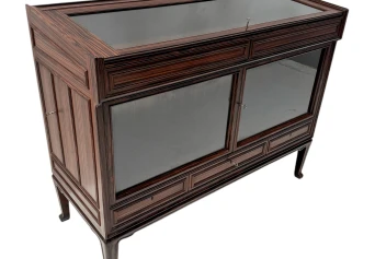 Art Deco Amsterdamse School Vitrine or display cabinet by Napoleon Le Grand